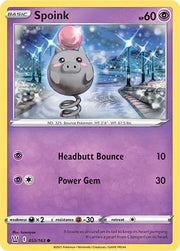 Spoink 055/163 · Normal (Battle Styles)