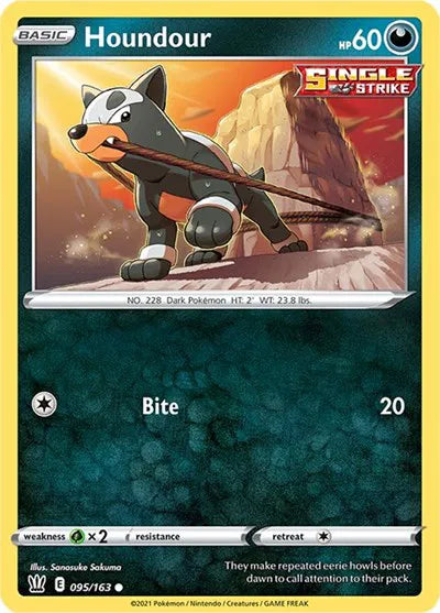 Houndour 095/163 · Normal (Battle Styles)