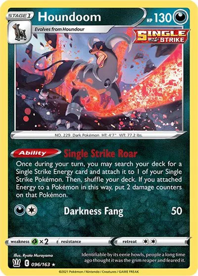 Houndoom 096/163 · Holofoil (Battle Styles)