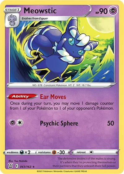 Meowstic 061/163 · Holofoil (Battle Styles)