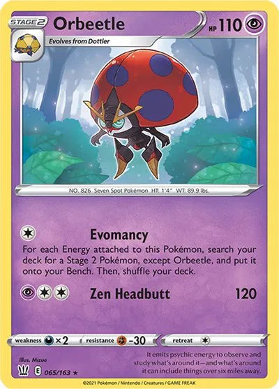 Orbeetle 065/163 · Holofoil (Battle Styles)