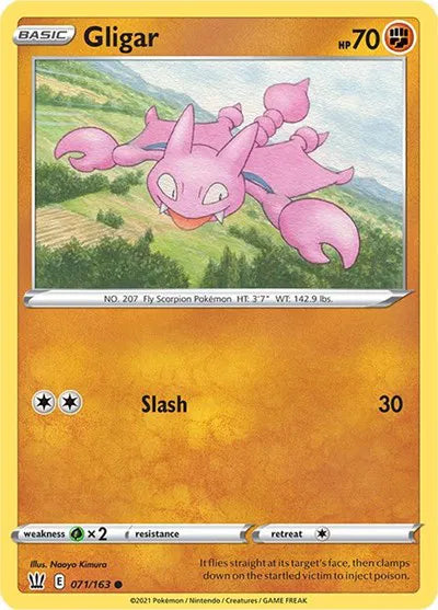 Gligar 071/163 · Normal (Battle Styles)