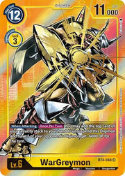 WarGreymon (Alternate Art) BT4-048 SR (Great Legend)