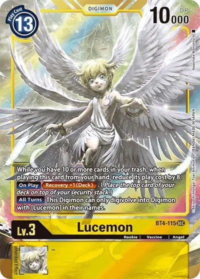 Lucemon (Alternate Art) BT4-115 SEC (Great Legend)