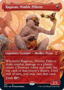 Ragavan, Nimble Pilferer (Borderless) 315 · Foil (Modern Horizons 2)