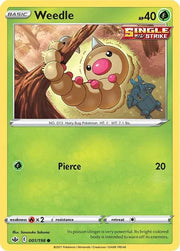 Weedle 001/198 (Chilling Reign)