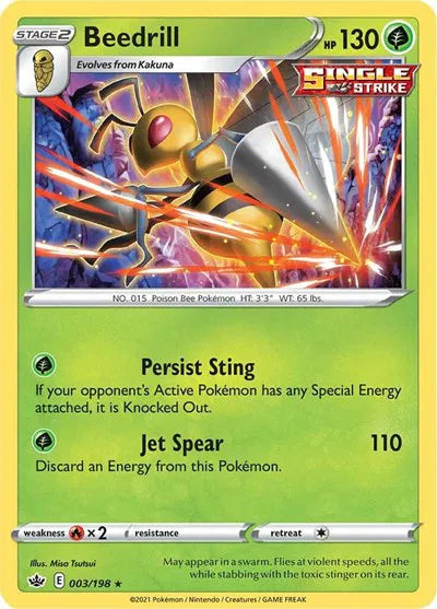 Beedrill 003/198 · Holofoil (Chilling Reign)