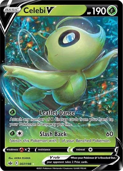 Celebi V 007/198 · Holofoil (Chilling Reign)