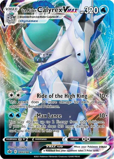 Ice Rider Calyrex VMAX 046/198 (Chilling Reign)