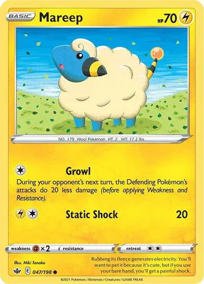 Mareep 047/198 (Chilling Reign)
