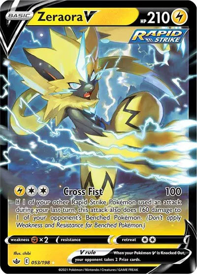Zeraora V 053/198 (Chilling Reign)