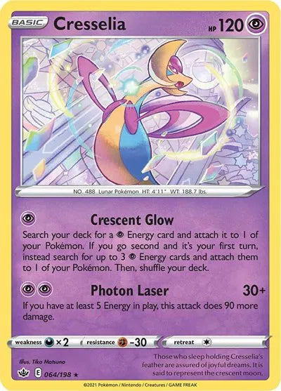 Cresselia 064/198 · Holofoil (Chilling Reign)
