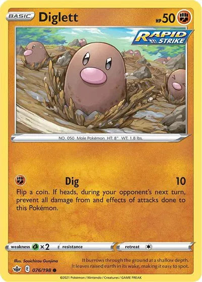Diglett 076/198 (Chilling Reign)