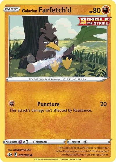 Galarian Farfetch'd 078/198 · Normal (Chilling Reign)