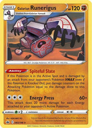 Galarian Runerigus 083/198 · Reverse Holofoil (Chilling Reign)