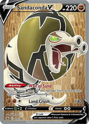 Sandaconda V (Full Art) 175/198 · Holofoil (Chilling Reign)