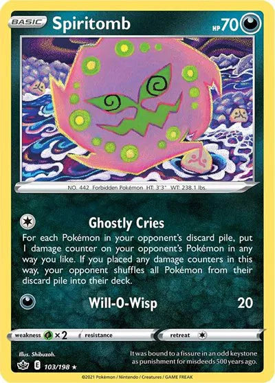 Spiritomb 103/198 · Normal (Chilling Reign)