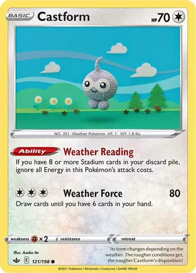Castform 121/198 · Normal (Chilling Reign)