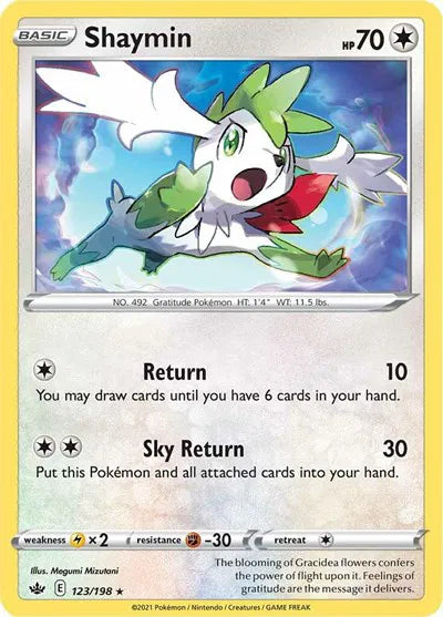 Shaymin 123/198 · Holofoil (Chilling Reign) 7