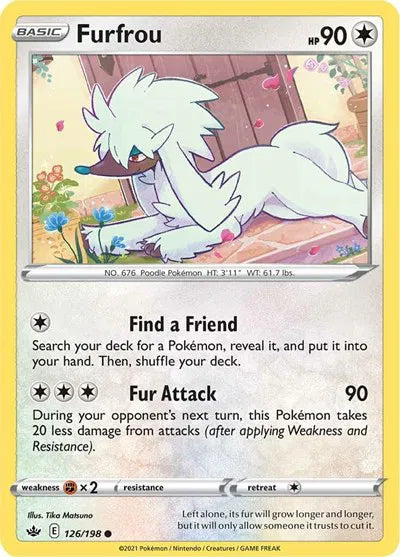 Furfrou 126/198 · Normal (Chilling Reign)