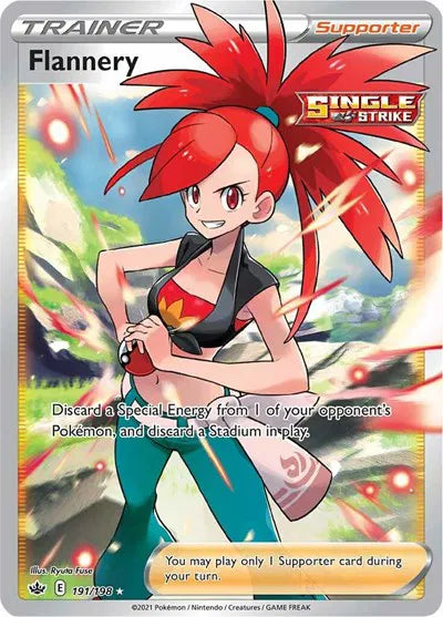 Flannery (Full Art) 191/198 · Holofoil (Chilling Reign)