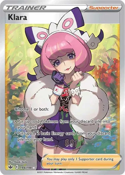 Klara (Full Art) 194/198 (Chilling Reign)