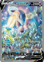 Galarian Rapidash V (Alternate Full Art) 168/198 · Holofoil (Chilling Reign)