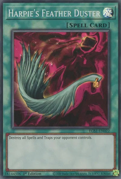 Harpie's Feather Duster EGS1-EN022 · Unlimited (Egyptian God Deck: Slifer the Sky Dragon)