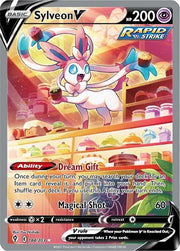 Sylveon V (Alternate Full Art) 184/203 (Evolving Skies)