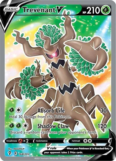 Trevenant V (Full Art) 168/203 (Evolving Skies)