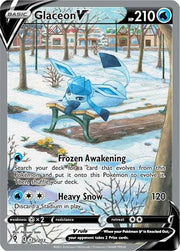 Glaceon V (Alternate Art Full) 175/203 (Evolving Skies)