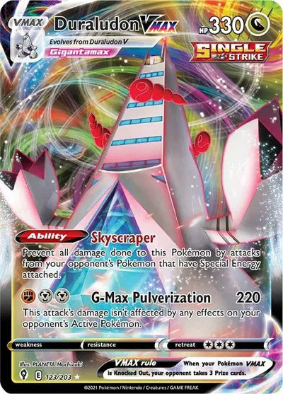 Duraludon VMAX 123/203 · Holofoil (Evolving Skies)