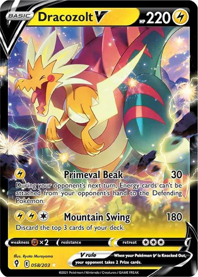 Dracozolt V 058/203 (Evolving Skies)