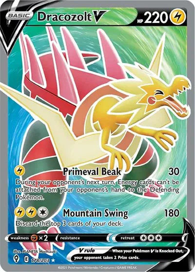 Dracozolt V (Full Art) 178/203 (Evolving Skies)