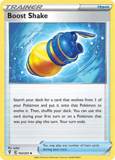 Boost Shake 142/203 · Normal (Evolving Skies)