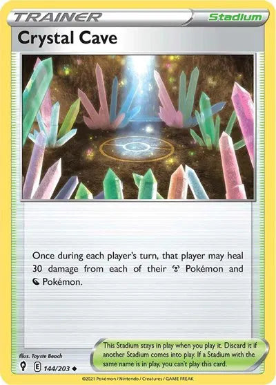 Crystal Cave 144/203 · Normal (Evolving Skies)