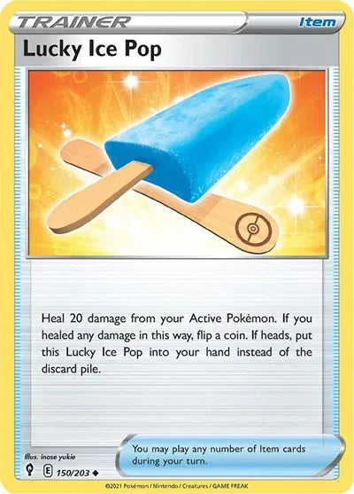 Lucky Ice Pop 150/203 · Normal (Evolving Skies)