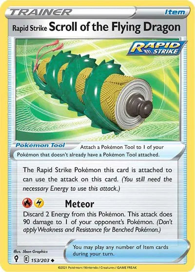 Rapid Strike Scroll of the Flying Dragon 153/203 · Normal (Evolving Skies)