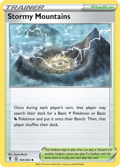 Stormy Mountains 161/203 · Normal (Evolving Skies)