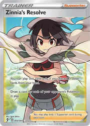 Zinnia's Resolve (Full Art) 203/203 (Evolving Skies)