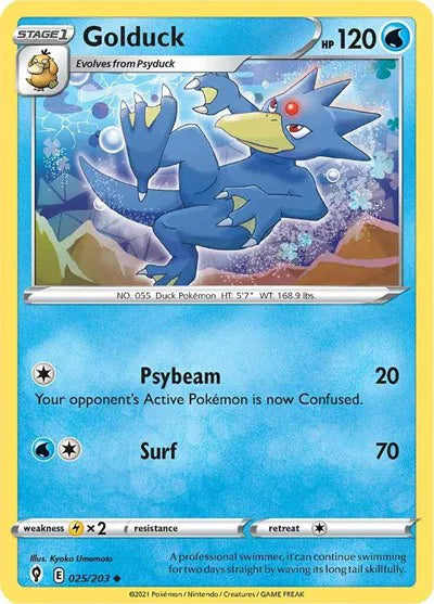 Golduck 025/203 · Normal (Evolving Skies)