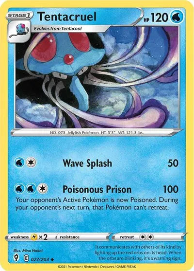 Tentacruel 027/203 · Normal (Evolving Skies)