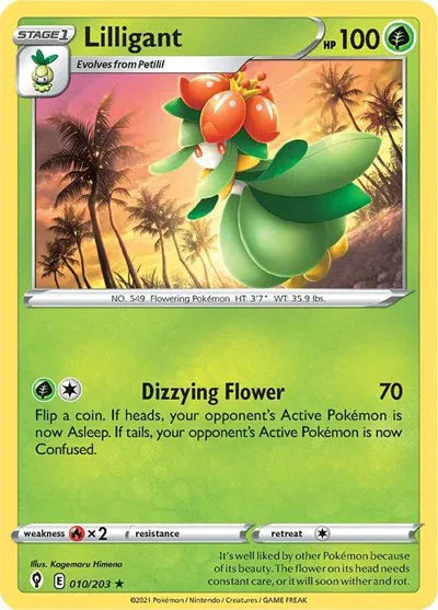 Lilligant 010/203 · Normal (Evolving Skies)