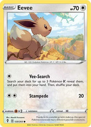 Eevee 125/203 · Normal (Evolving Skies)