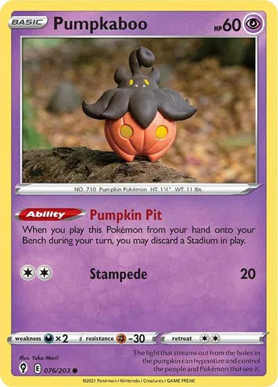 Pumpkaboo 076/203 · Normal (Evolving Skies)
