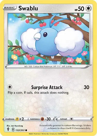 Swablu 132/203 · Normal (Evolving Skies)