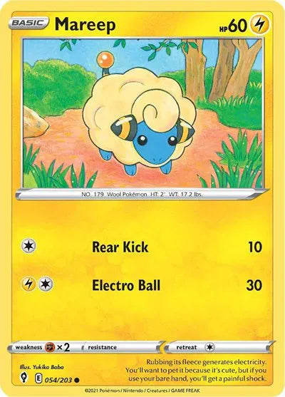 Mareep 054/203 · Normal (Evolving Skies)