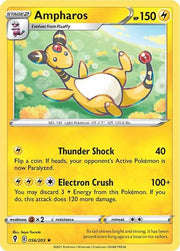 Ampharos 056/203 · Reverse Holofoil (Evolving Skies)