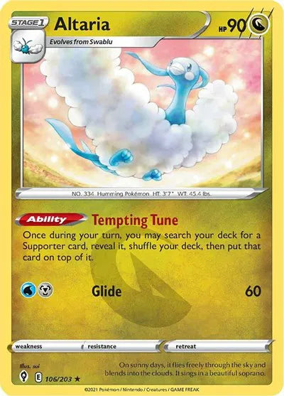 Altaria 106/203 · Normal (Evolving Skies)