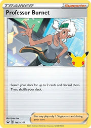 Professor Burnet (25th Anniversary Stamp) SWSH167 (Sword & Shield Promo)